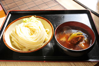 肉汁あぶらみそうどん