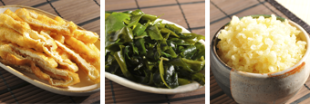 油揚げ わかめ 天かす